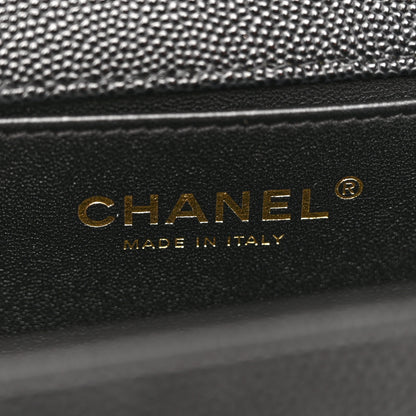 Chanel Caviar Quilted Medium Boy Flap Black 6 of 12