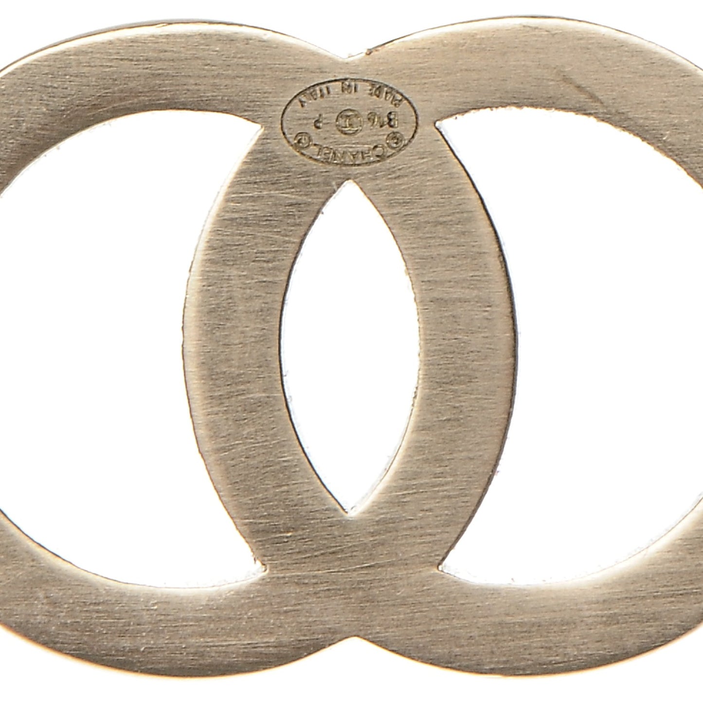 Metal CC Hair Clip Barrette Gold