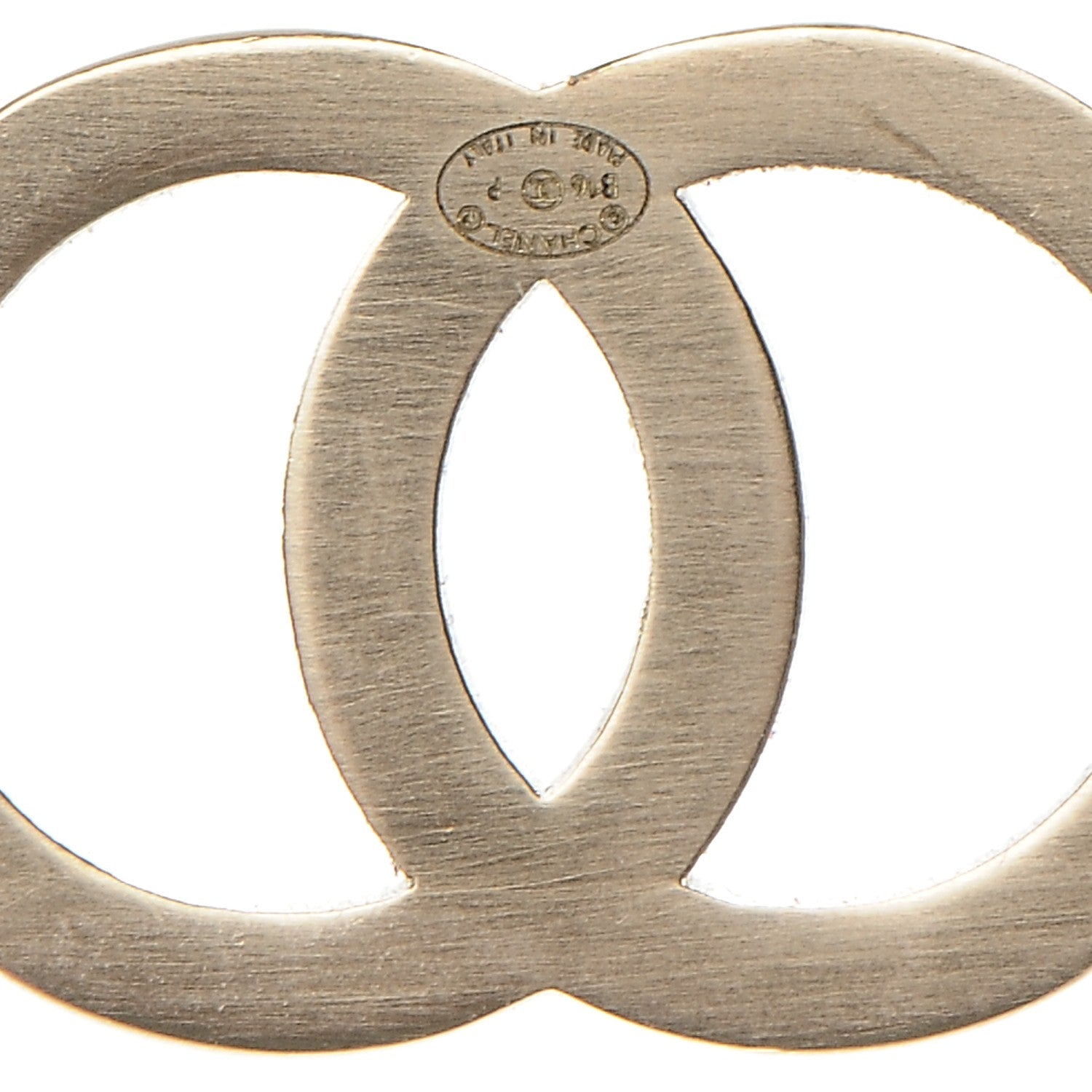 Chanel Metal CC Hair Clip Barrette Gold 4 of 5