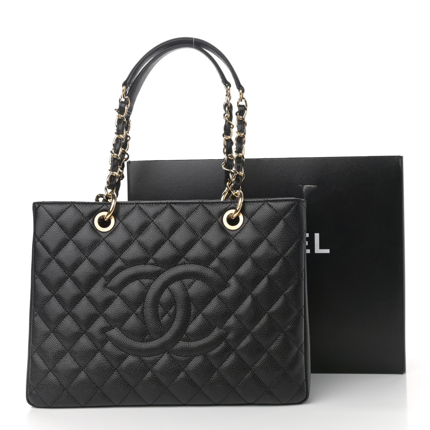 Chanel Caviar Quilted Grand Shopping Tote GST Black 11 of 11