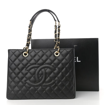 Chanel Caviar Quilted Grand Shopping Tote GST Black 11 of 11