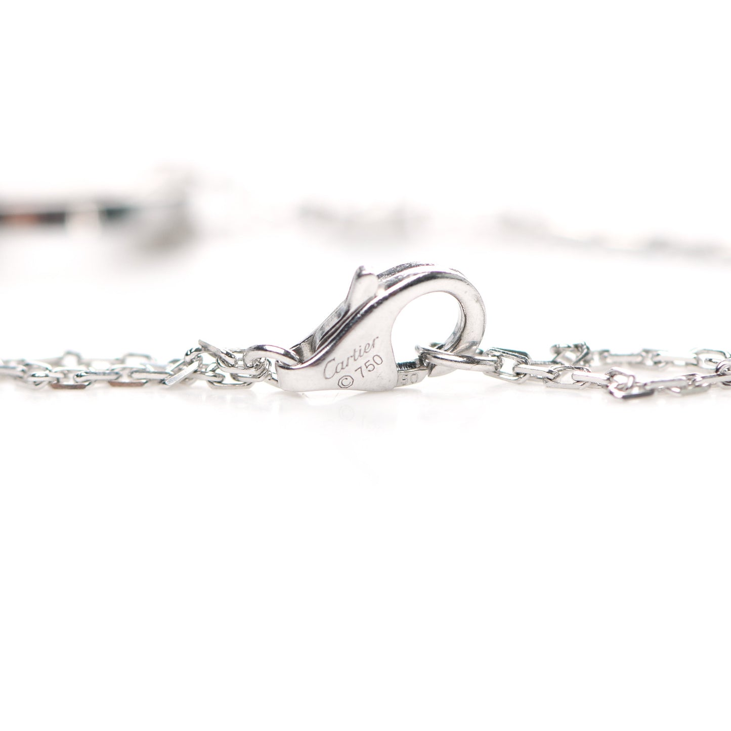 18K White Gold Diamond LOVE Bracelet