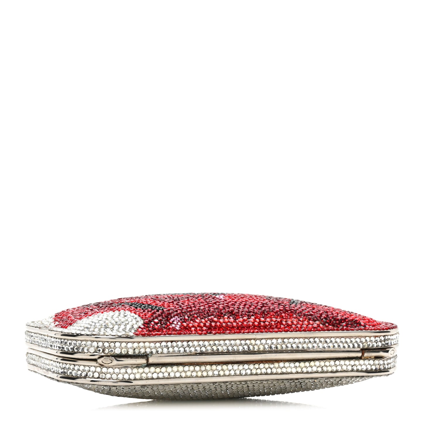 Swarovski Crystal Flower Minaudiere Clutch