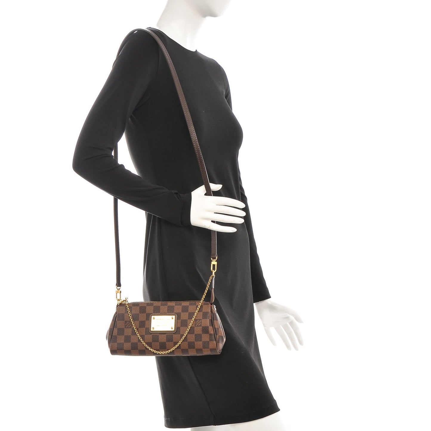 Damier Ebene Eva Clutch