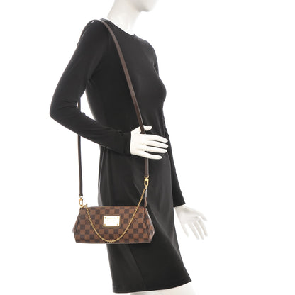 Louis Vuitton Damier Ebene Eva Clutch 2 of 7