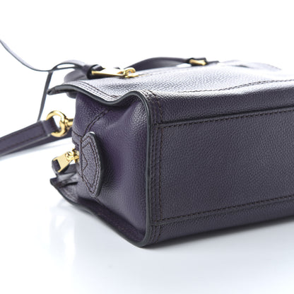 Marc Jacobs Textured Calfskin Mini Cruiser Convertible Satchel Grape 6 of 9
