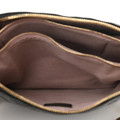 Louis Vuitton Lambskin Embossed Monogram Coussin PM Black 6 of 12