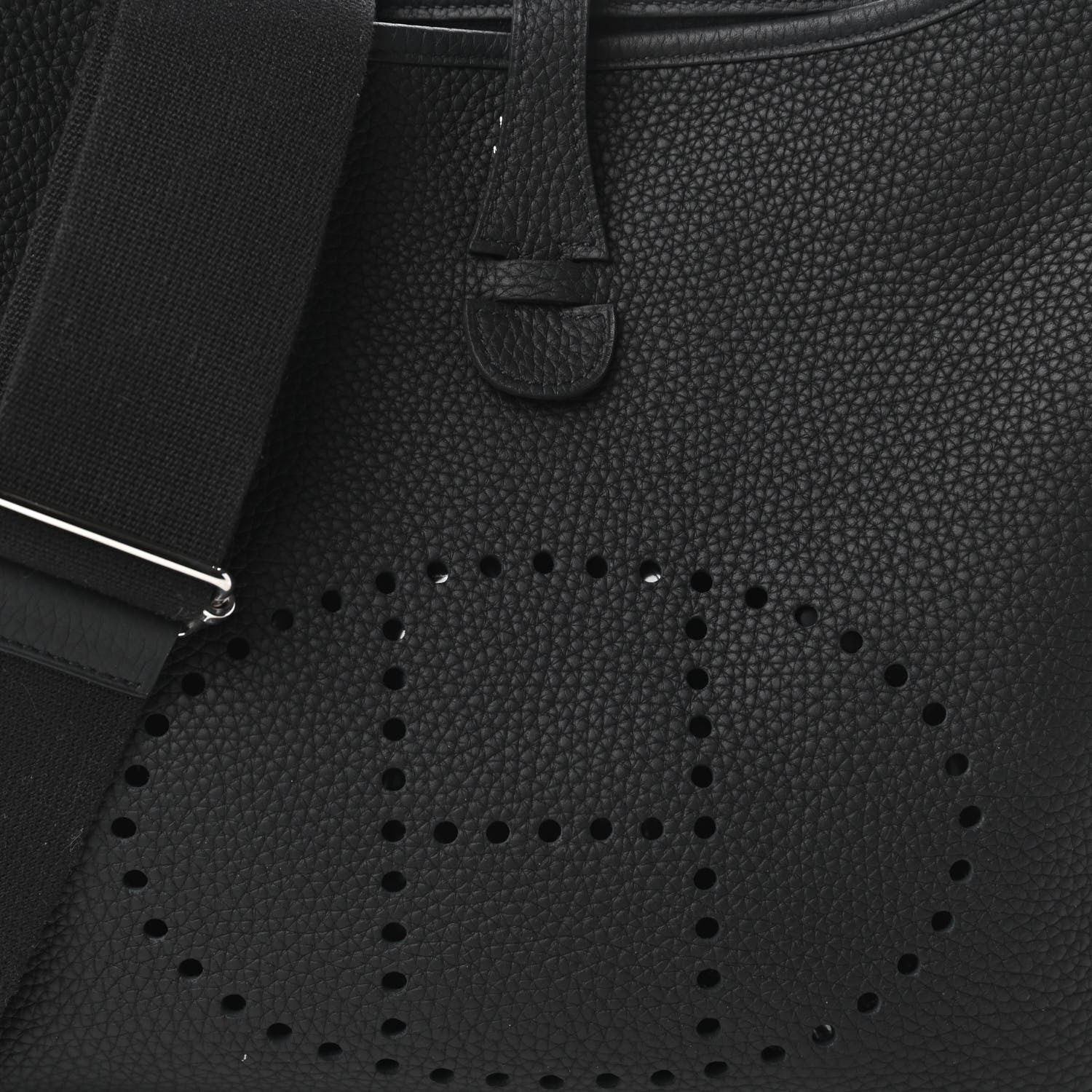 Hermes Taurillon Clemence Evelyne III PM Black 10 of 10