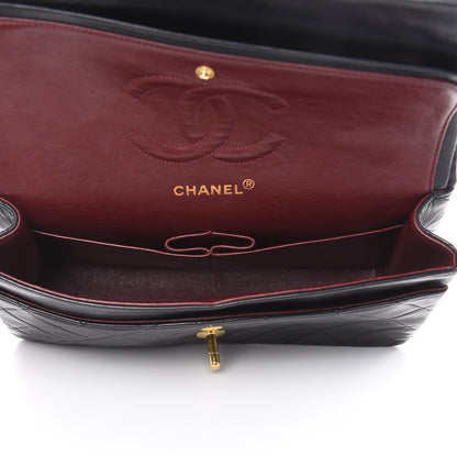 Chanel Lambskin Quilted Medium Double Flap Black 5 of 16