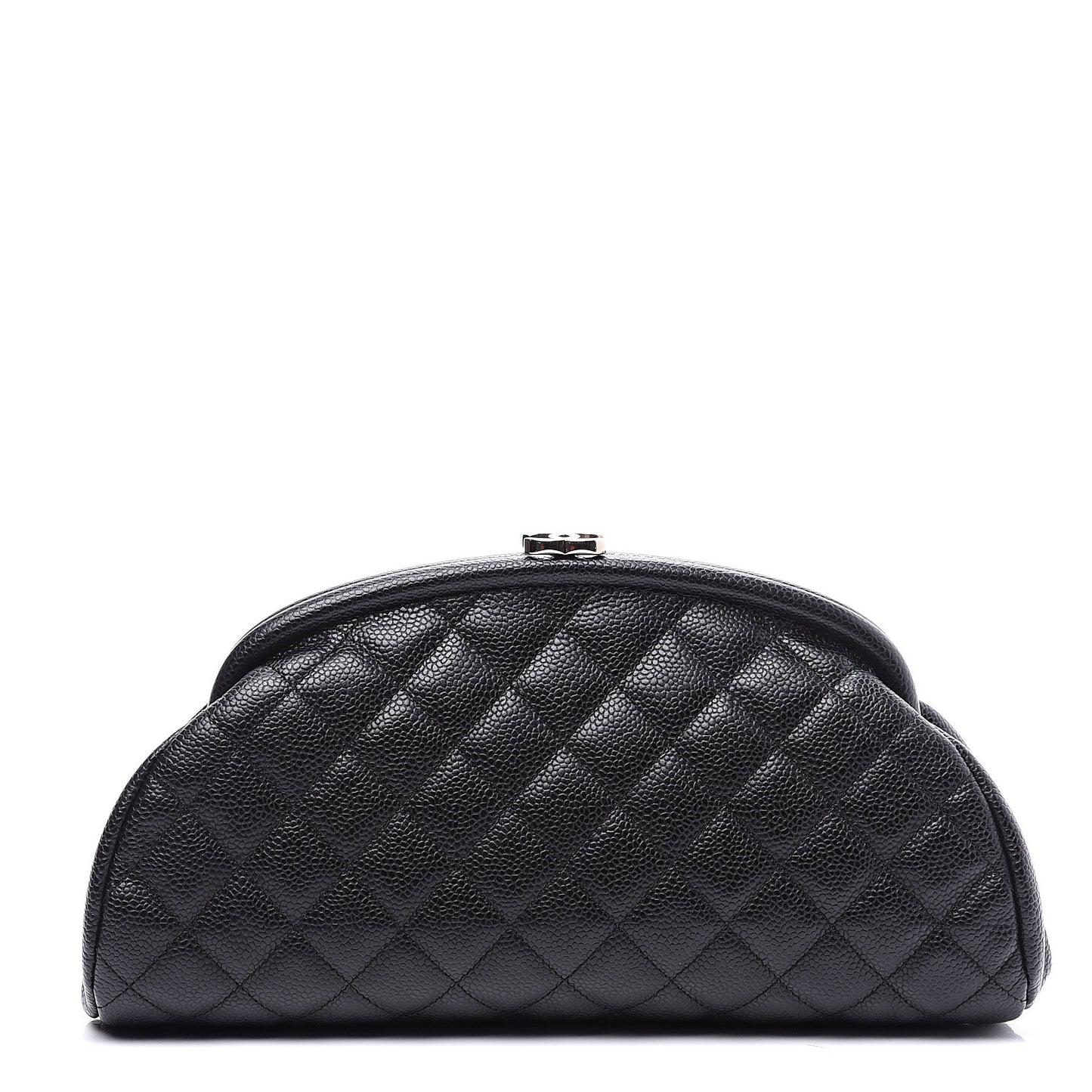 Caviar Quilted Timeless Clutch Black