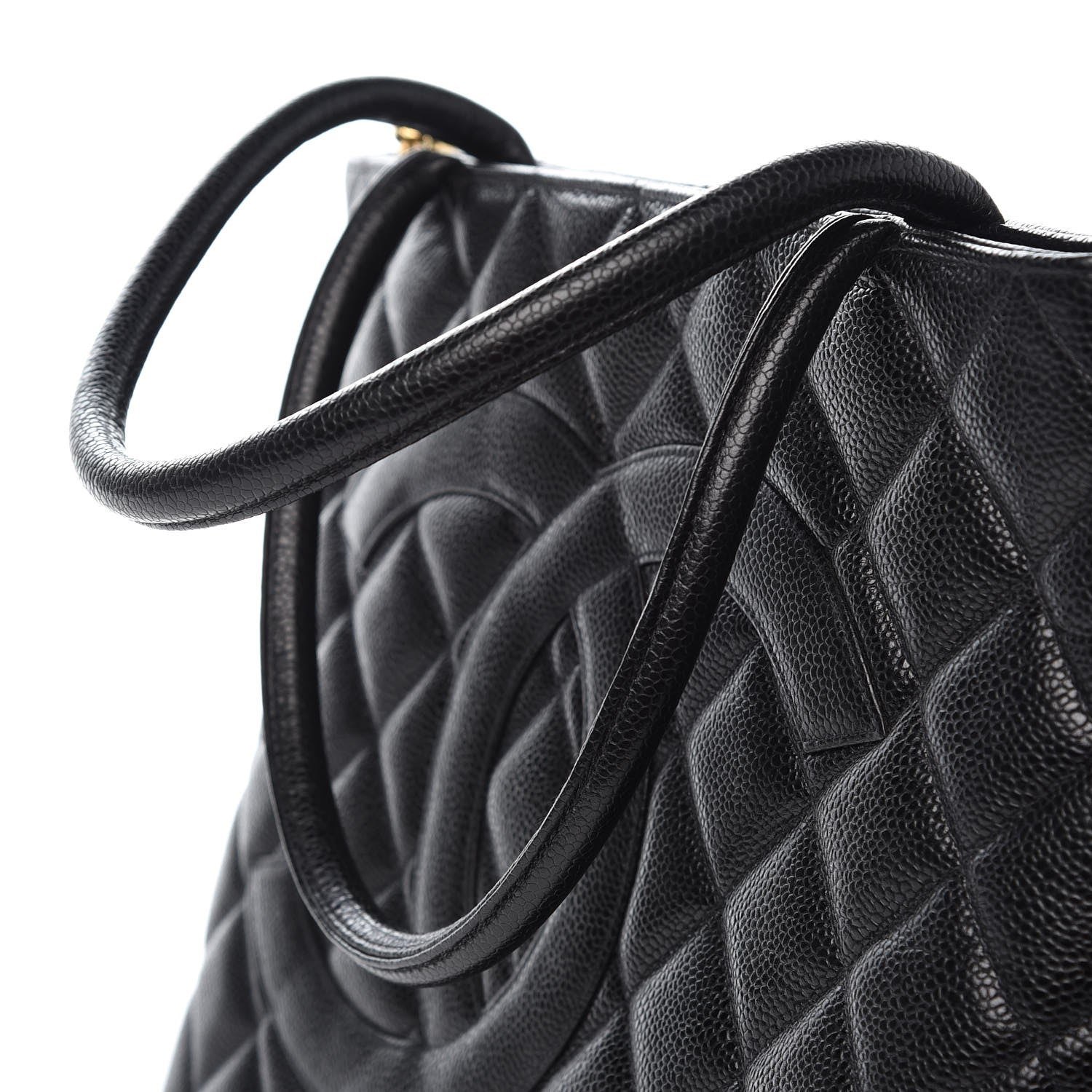 Chanel Caviar Quilted Medallion Tote Black 10 of 10