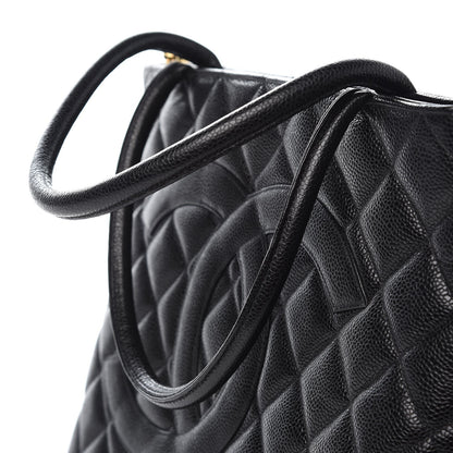 Chanel Caviar Quilted Medallion Tote Black 10 of 10