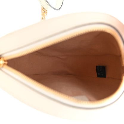 Gucci Textured Calfskin Web Mini Ophidia Round Shoulder Bag Mystic White 4 of 8