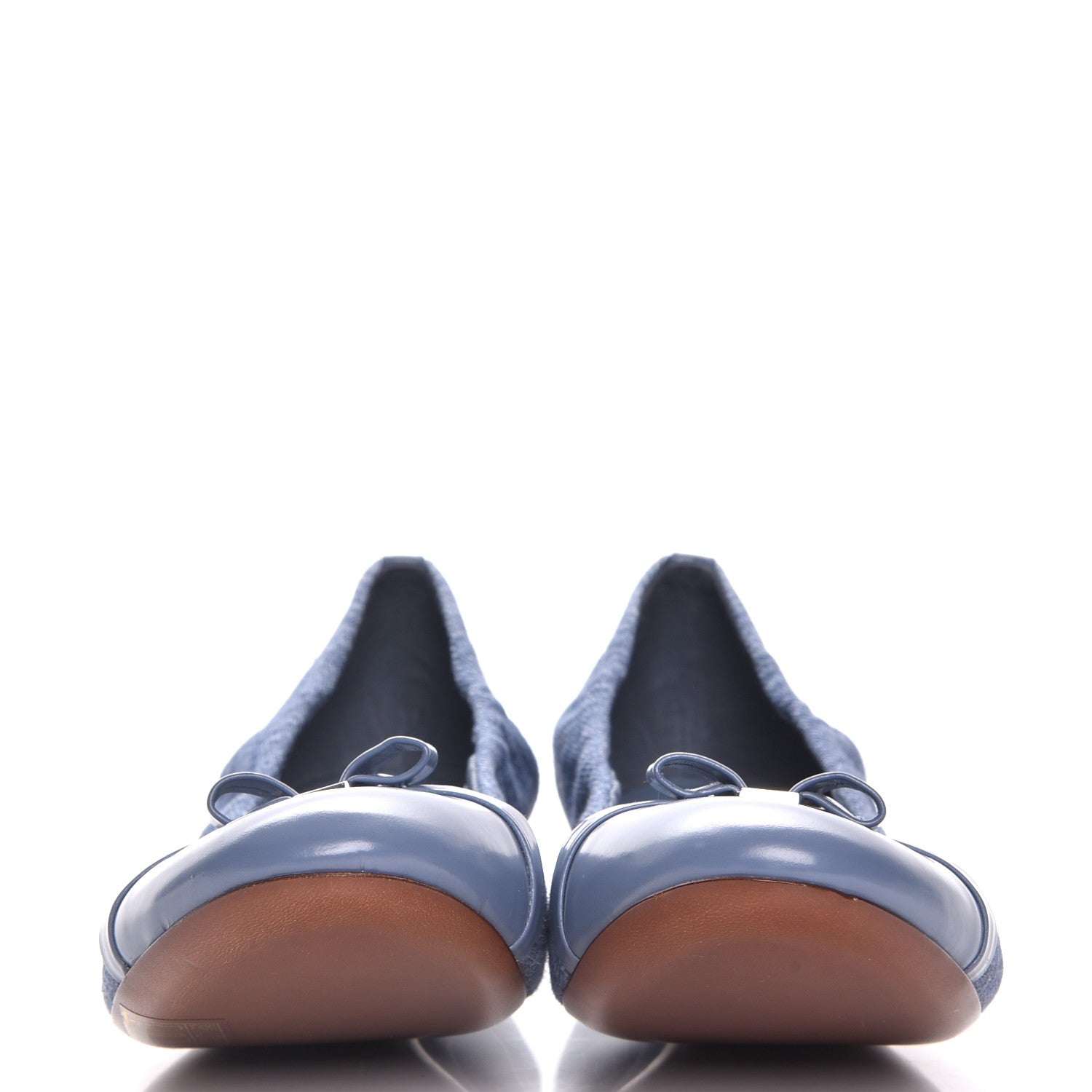 Louis Vuitton Canvas Elba Ballerina Flats 40 Marine 2 of 8