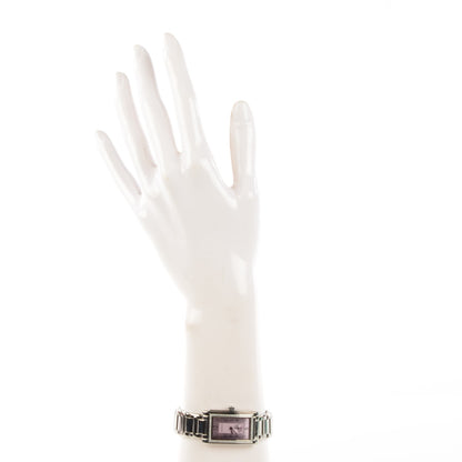 Tiffany Stainless Steel Diamond Bezel 22mm Grand Resonator Quartz Watch Pink 2 of 8