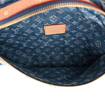 Louis Vuitton Monogram Denim High Rise Bumbag Blue 5 of 10