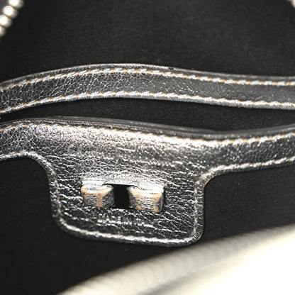 Salvatore Ferragamo Rainbow Glitter Vara Bow Camera Bag Silver 6 of 10