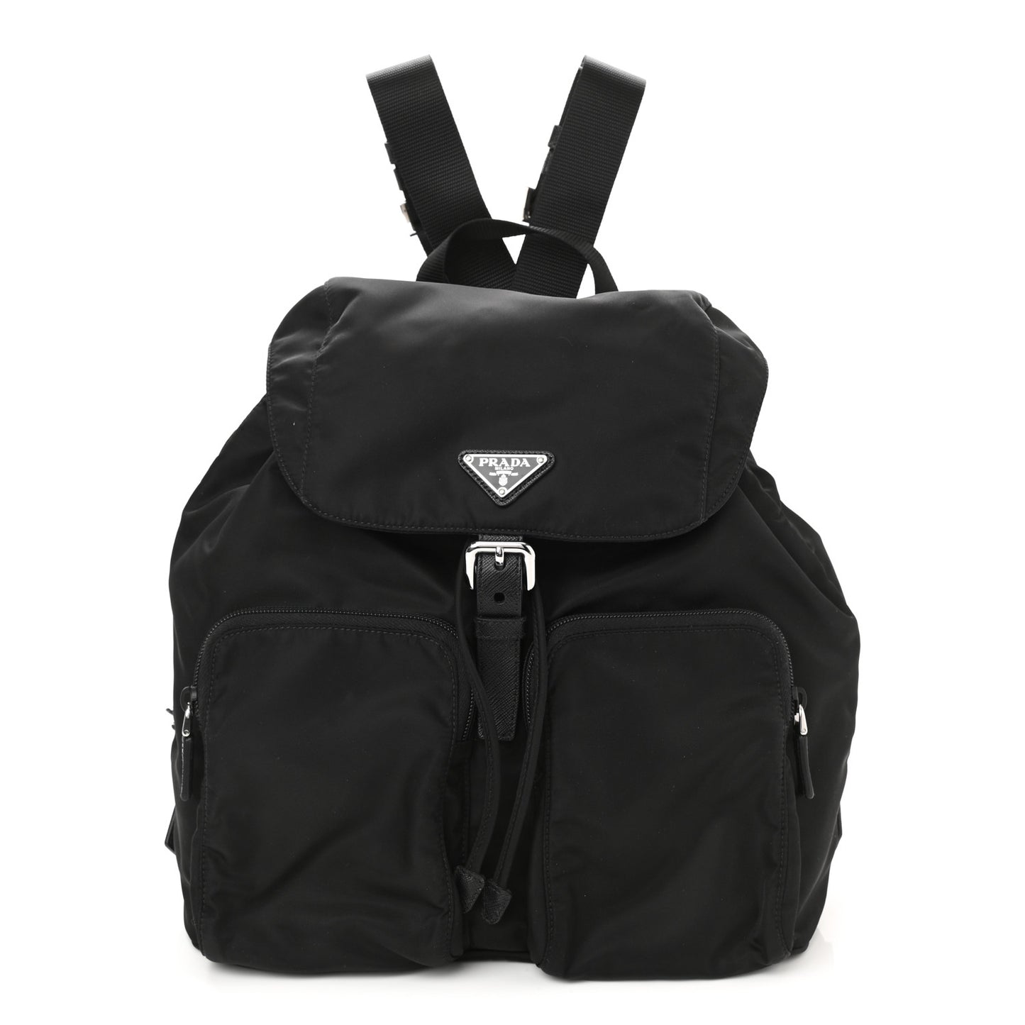 Nylon Vela Large Backpack Black