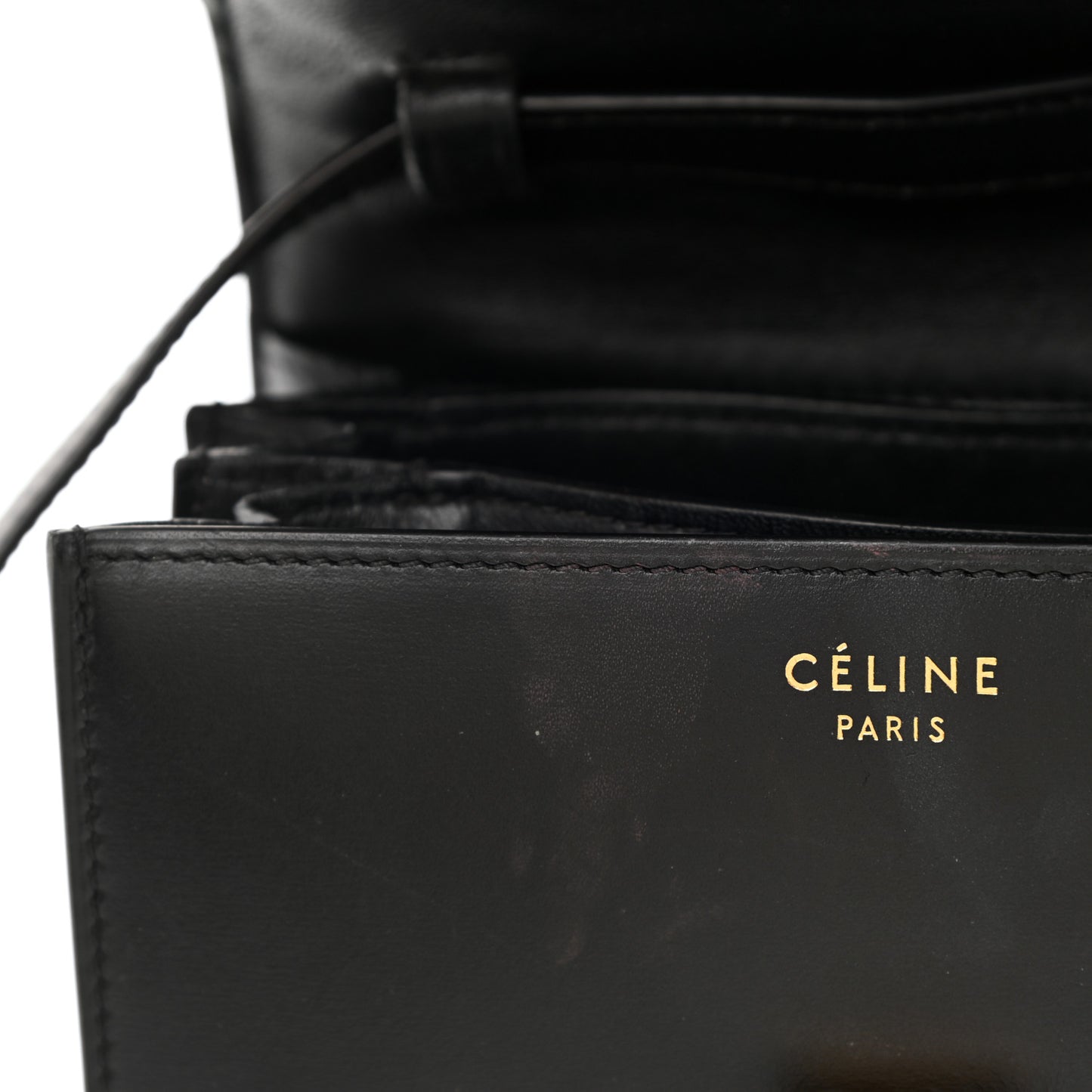 Box Calfskin Small Classic Box Flap Bag Black