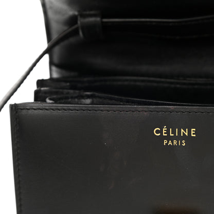 Celine Box Calfskin Small Classic Box Flap Bag Black 10 of 11