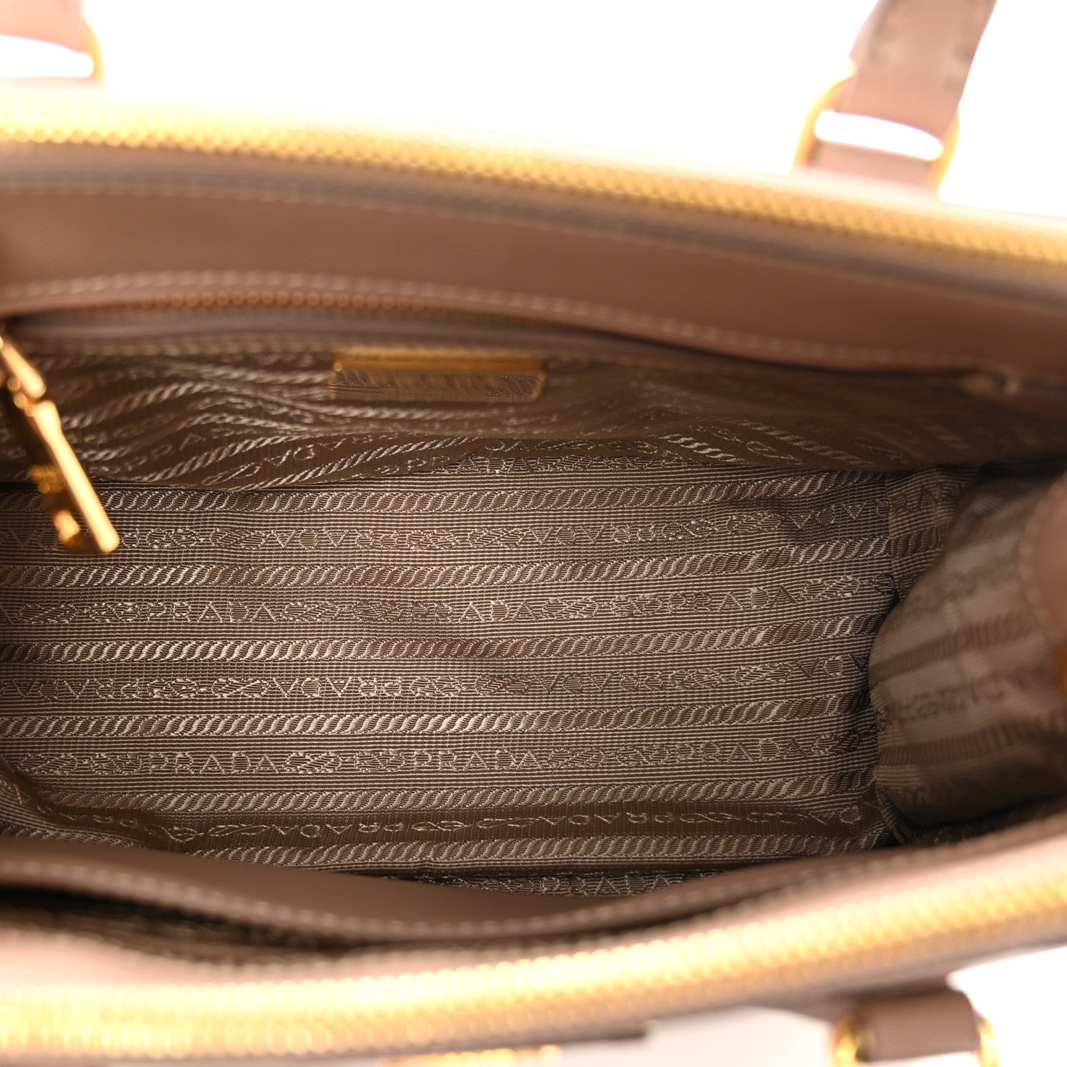Prada Saffiano Lux Mini Galleria Double Zip Tote Cipria 5 of 10