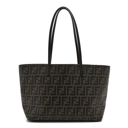Fendi Zucca Spalmati Small Roll Tote Tobacco Moro 1 of 10