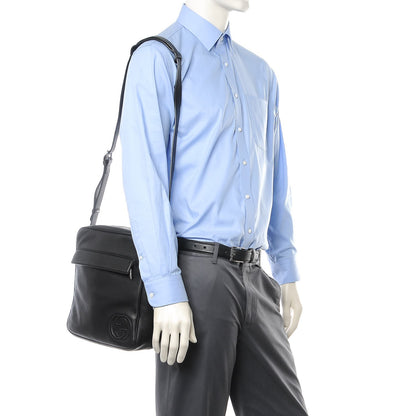 Gucci Pebbled Calfskin Medium Soho Messenger Bag Black 2 of 7