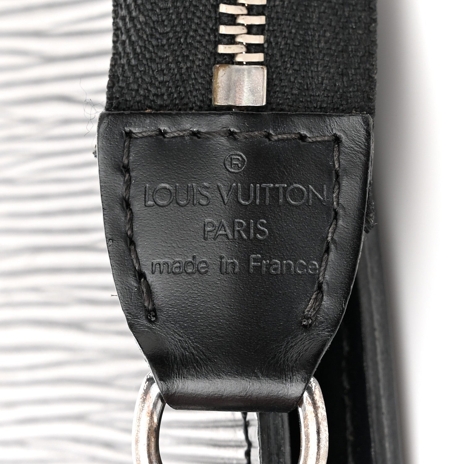 Louis Vuitton Epi Pochette Accessories 24 Black 6 of 13