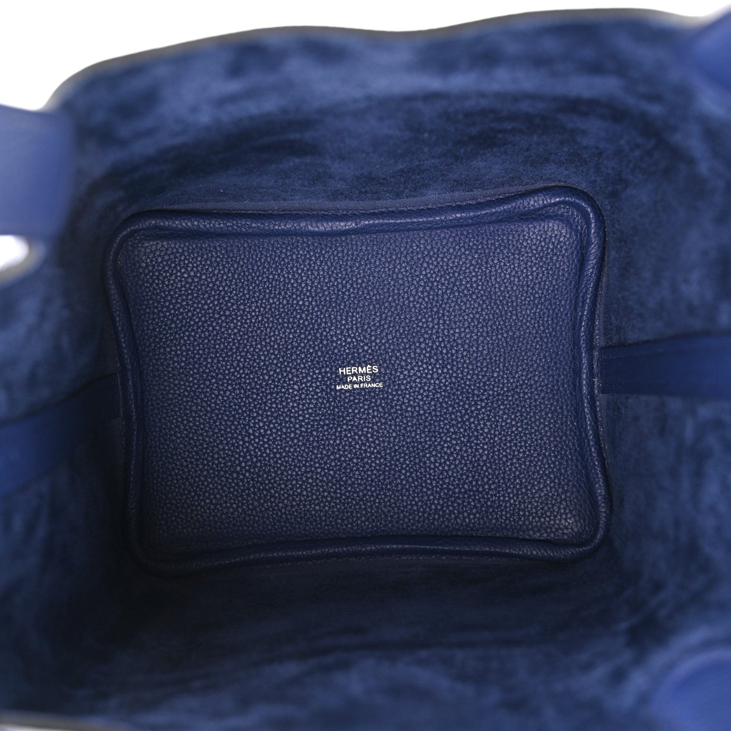 Hermes Taurillon Clemence Picotin Lock 18 PM Bleu Saphir 5 of 11