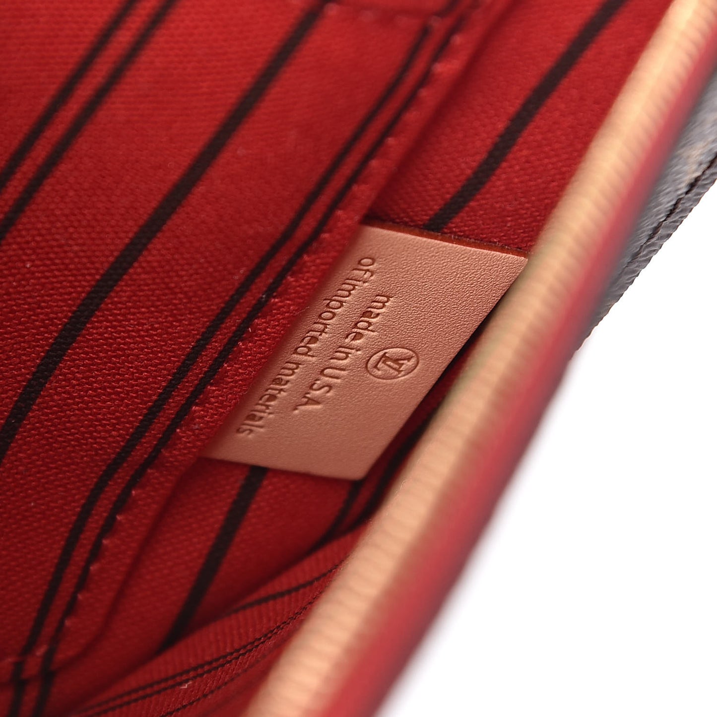 Monogram Neverfull MM GM Pochette Cherry