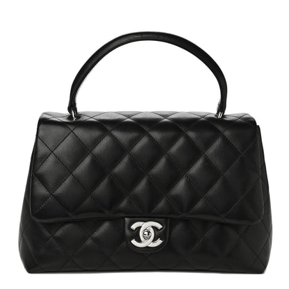 Chanel Lambskin Quilted Medium Kelly Flap Bag Black 1 of 14
