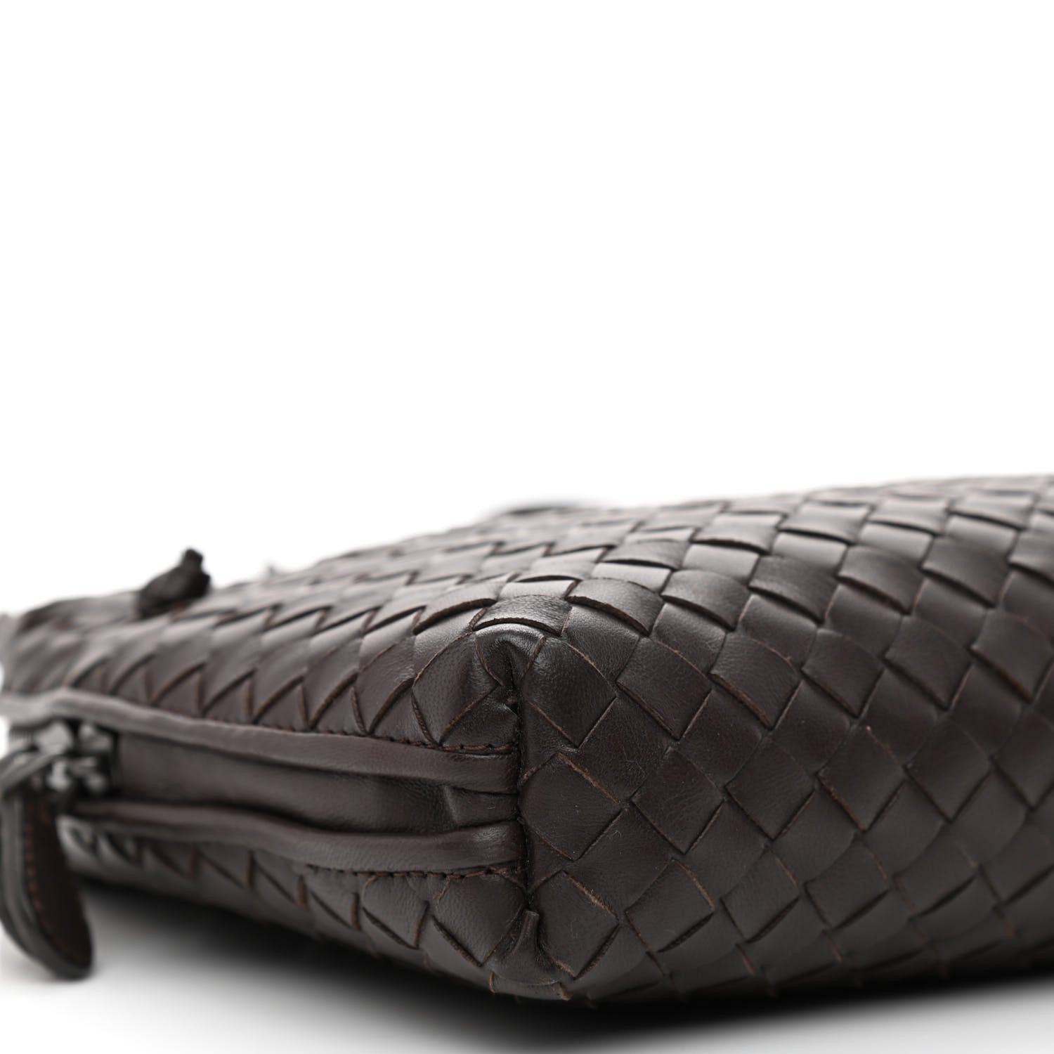 Bottega Veneta Nappa Intrecciato Nodini Crossbody Messenger Ebano 18 of 24