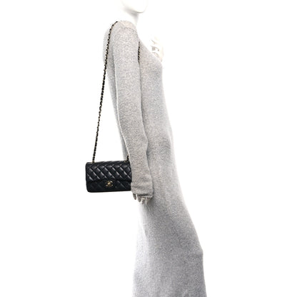 Chanel Lambskin Quilted Mini Rectangular Flap Black 2 of 10