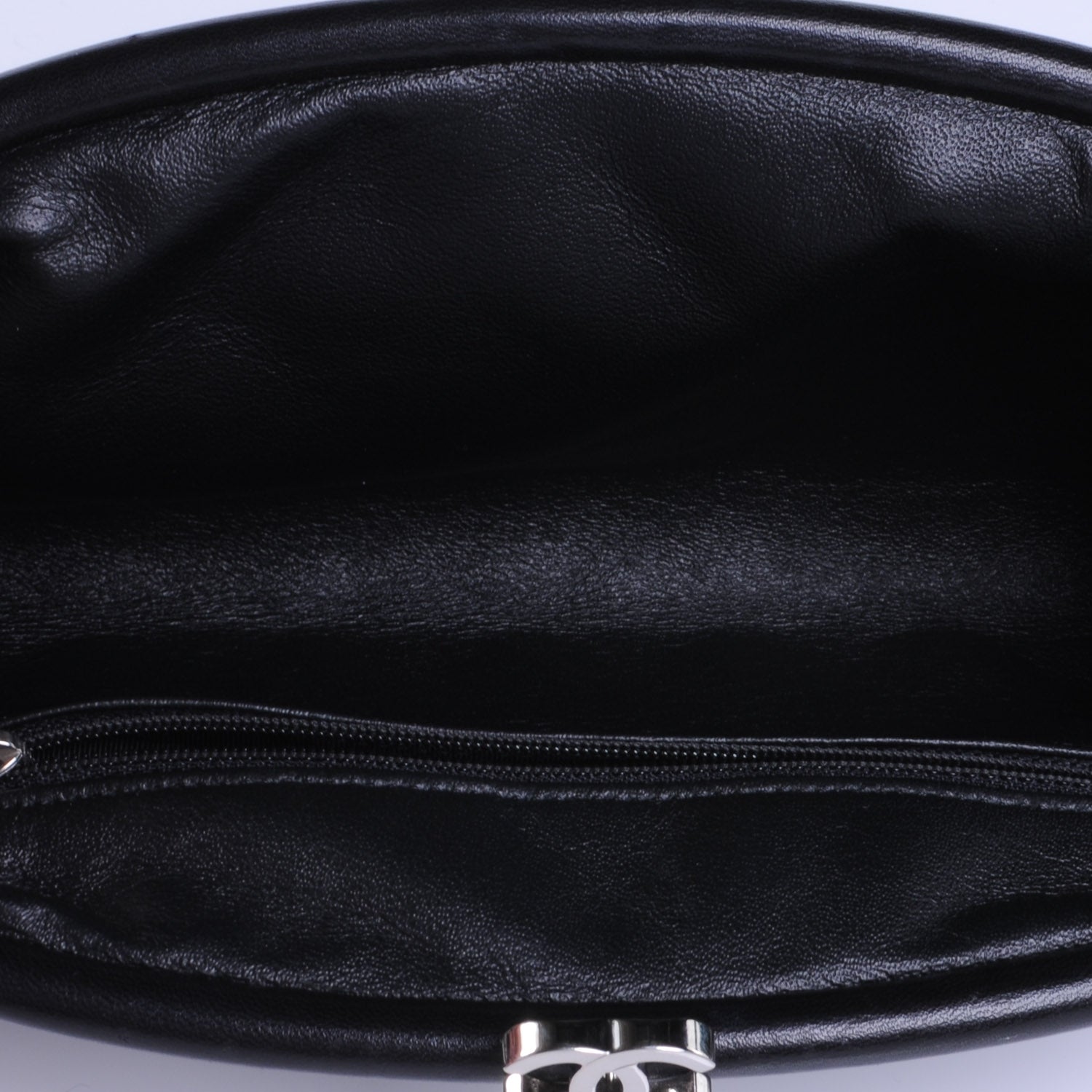Chanel Lambskin Quilted Timeless Clutch Black 7 of 7