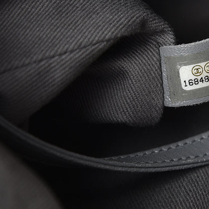 Chanel Iridescent Calfskin Coco Daily Hobo Black 7 of 13