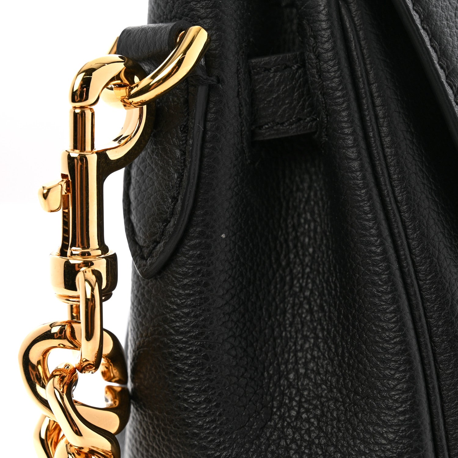 Versace Grained Calfskin Small La Medusa Top Handle Bag Black 11 of 13