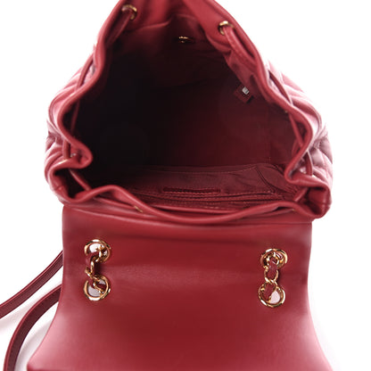 Chanel Lambskin Quilted Small Urban Spirit Backpack Red 5 of 11