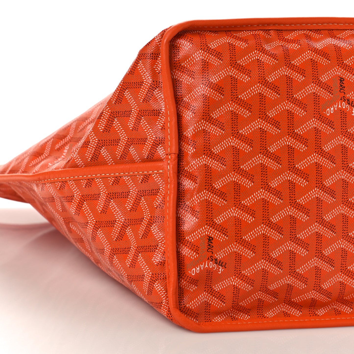 Goyardine Reversible Anjou GM Orange