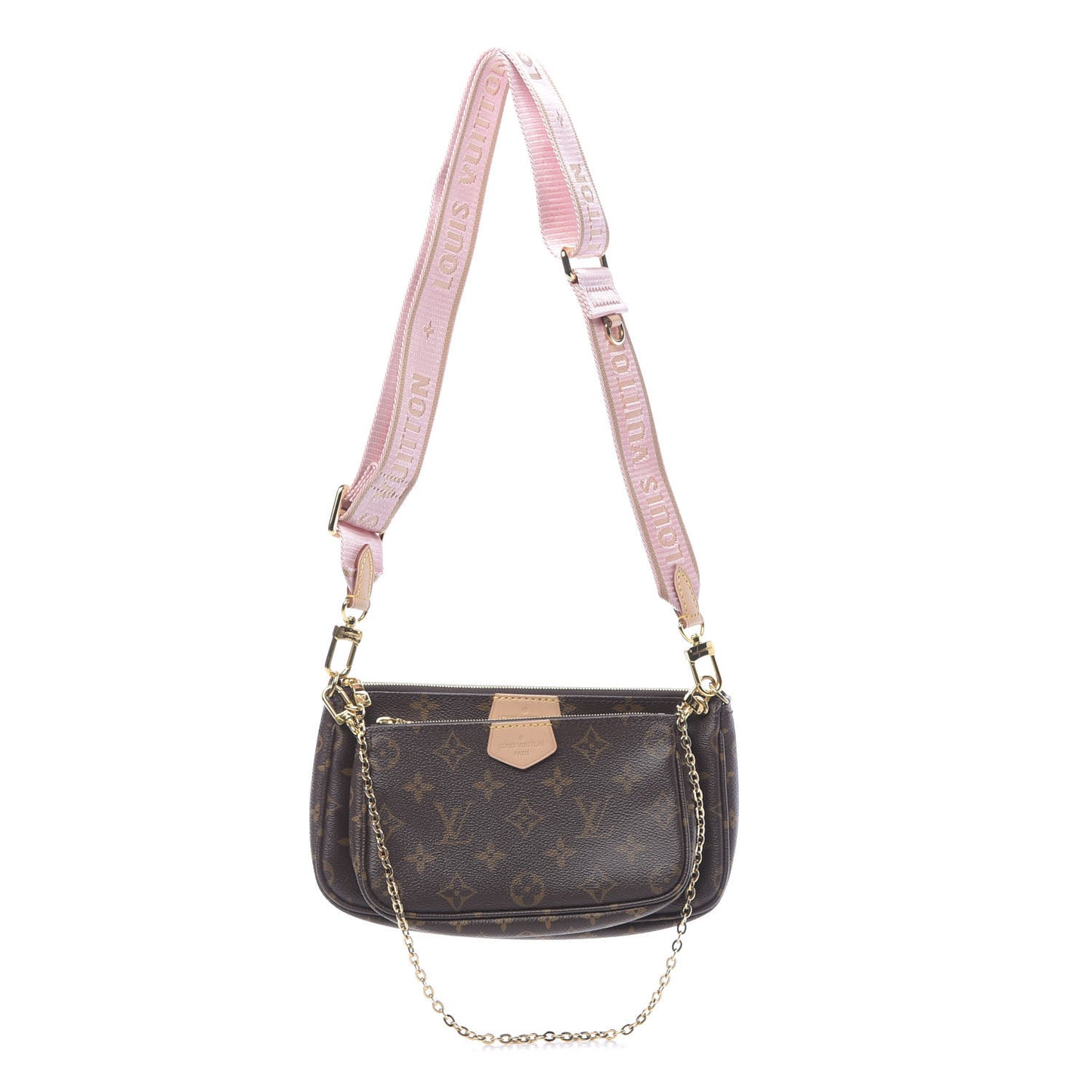 Monogram Multi Pochette Accessories Rose Clair