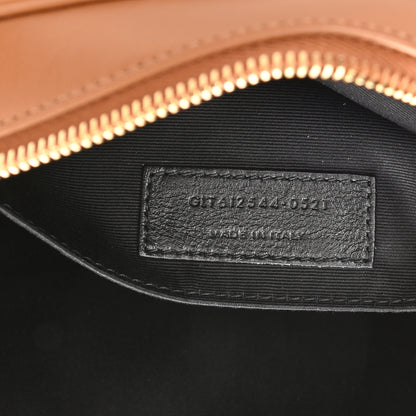 Saint Laurent Suede Matelasse Monogram Lou Camera Bag Cinnamon 7 of 9