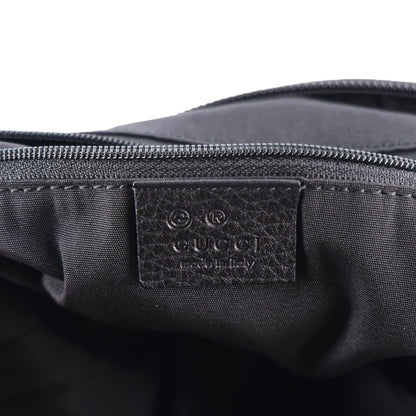 Gucci Guccissima Suede Crossbody Bag Black 6 of 10