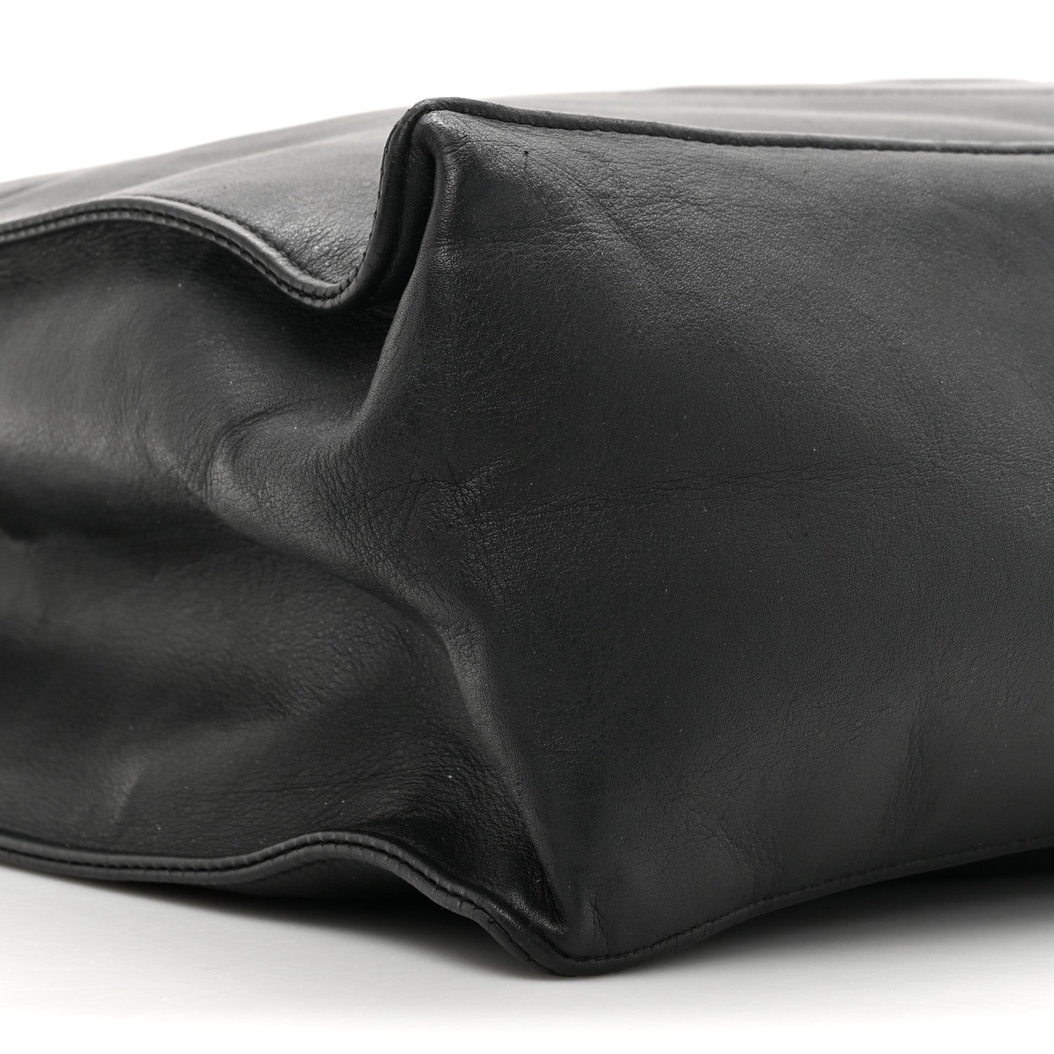 Chanel Lambskin CC Tote Black 10 of 16