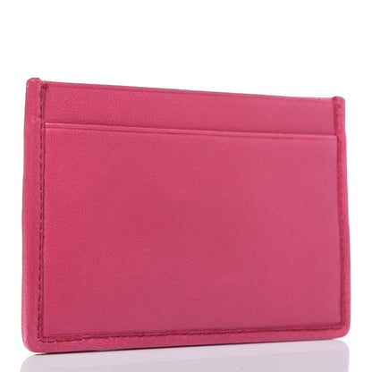 Miu Miu Nappa Matelasse Card Case Magenta 3 of 10
