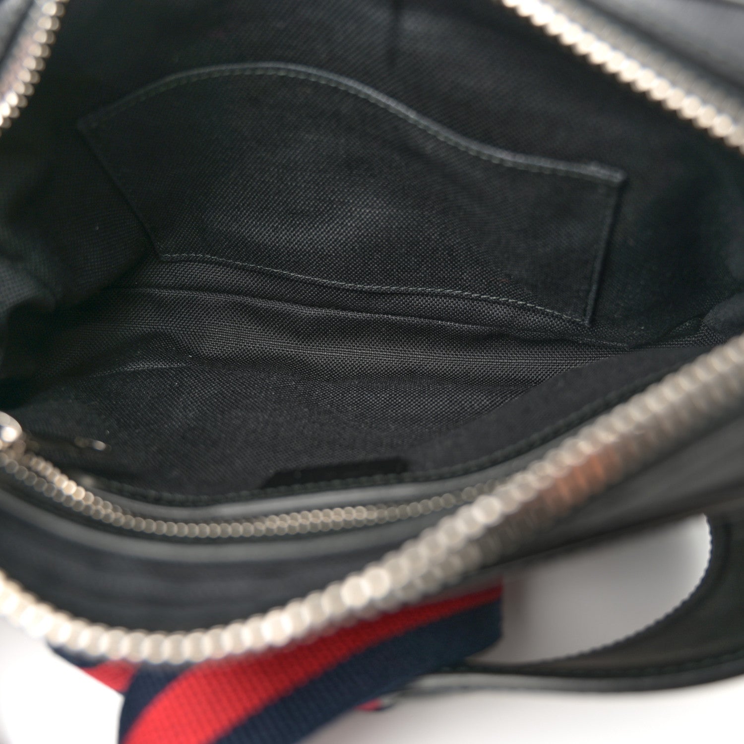 Gucci Soft GG Supreme Monogram Web Belt Bag Black Grey 5 of 12