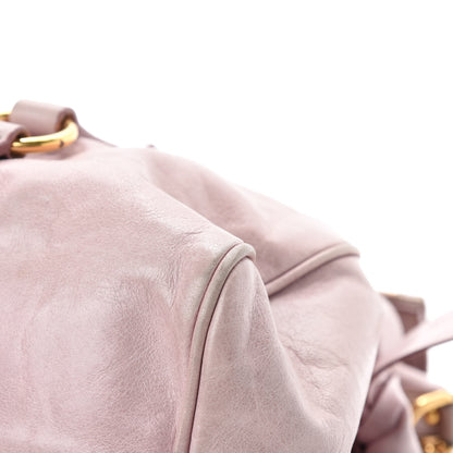 Miu Miu Vitello Lux Large Bow Bag Mughetto 9 of 15