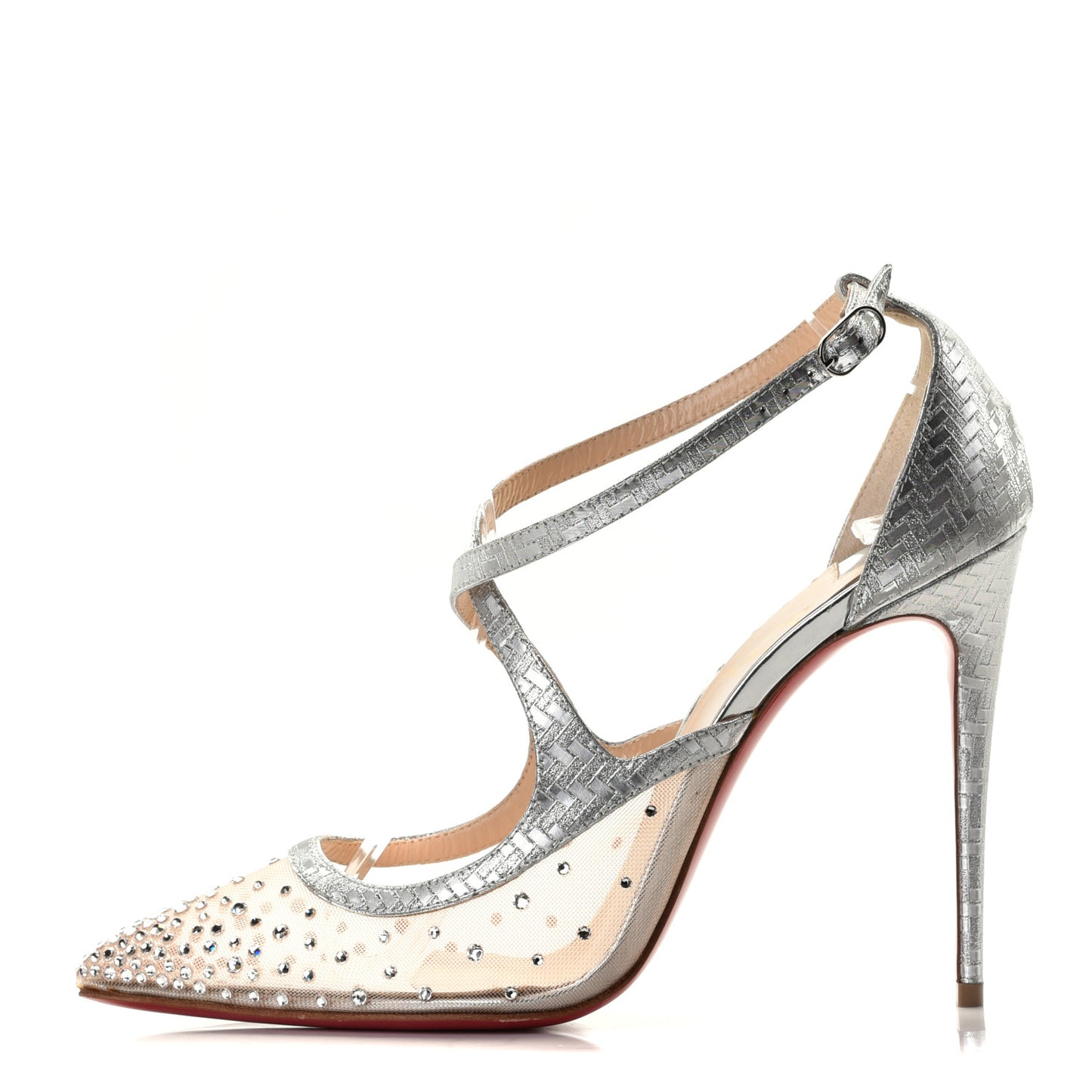 Rette Twistissima Strass 100 Pumps 39 Crystal