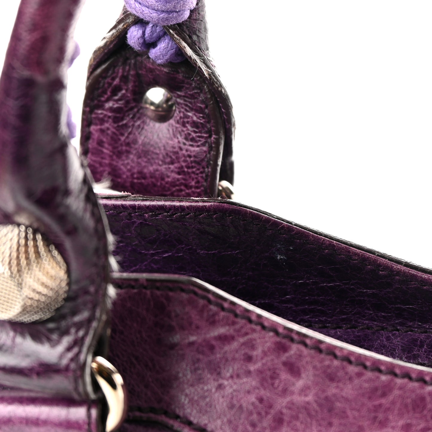 Agneau Giant 21 Silver Hardware City Raisin
