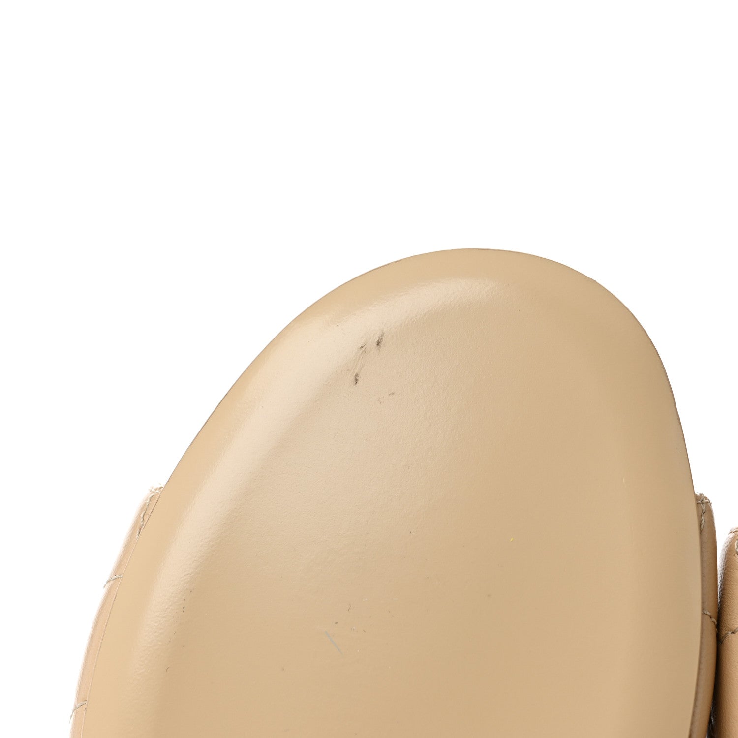 Chanel Lambskin Quilted CC Turnlock Sandals 35.5 Beige 9 of 10