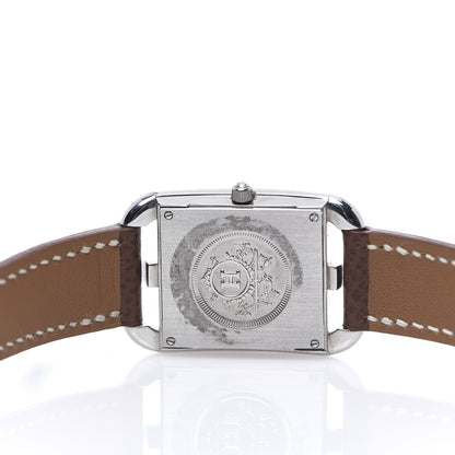 Hermes Stainless Steel Courchevel 23mm Cape Cod Quartz Watch Chocolate 5 of 7