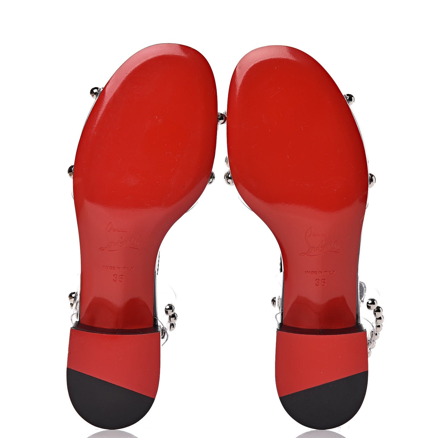 Patent PVC Faridaravie 25 Sandals 36 Black